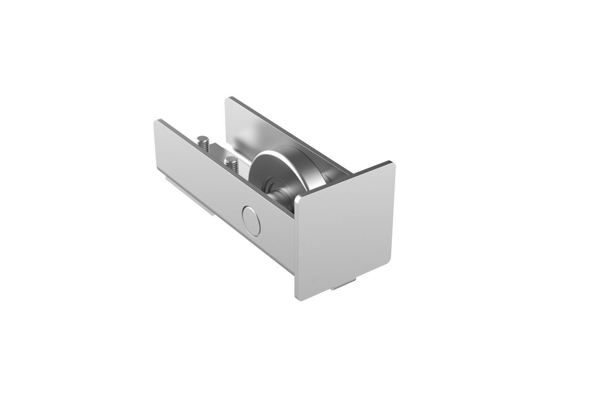 Kolečko nájezdové Zn, profile 80x80,