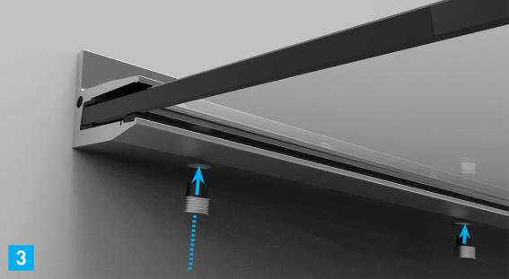 Prosklená stříška hliník profil +10°