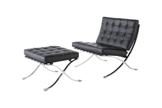 kožené křeslo barcelona design Barcelona replik