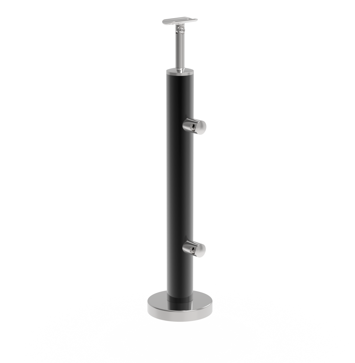 Nerezový sloupek, vrchní kotvení