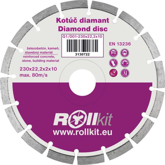 Kotouč diamantový 230x22,2x10mm