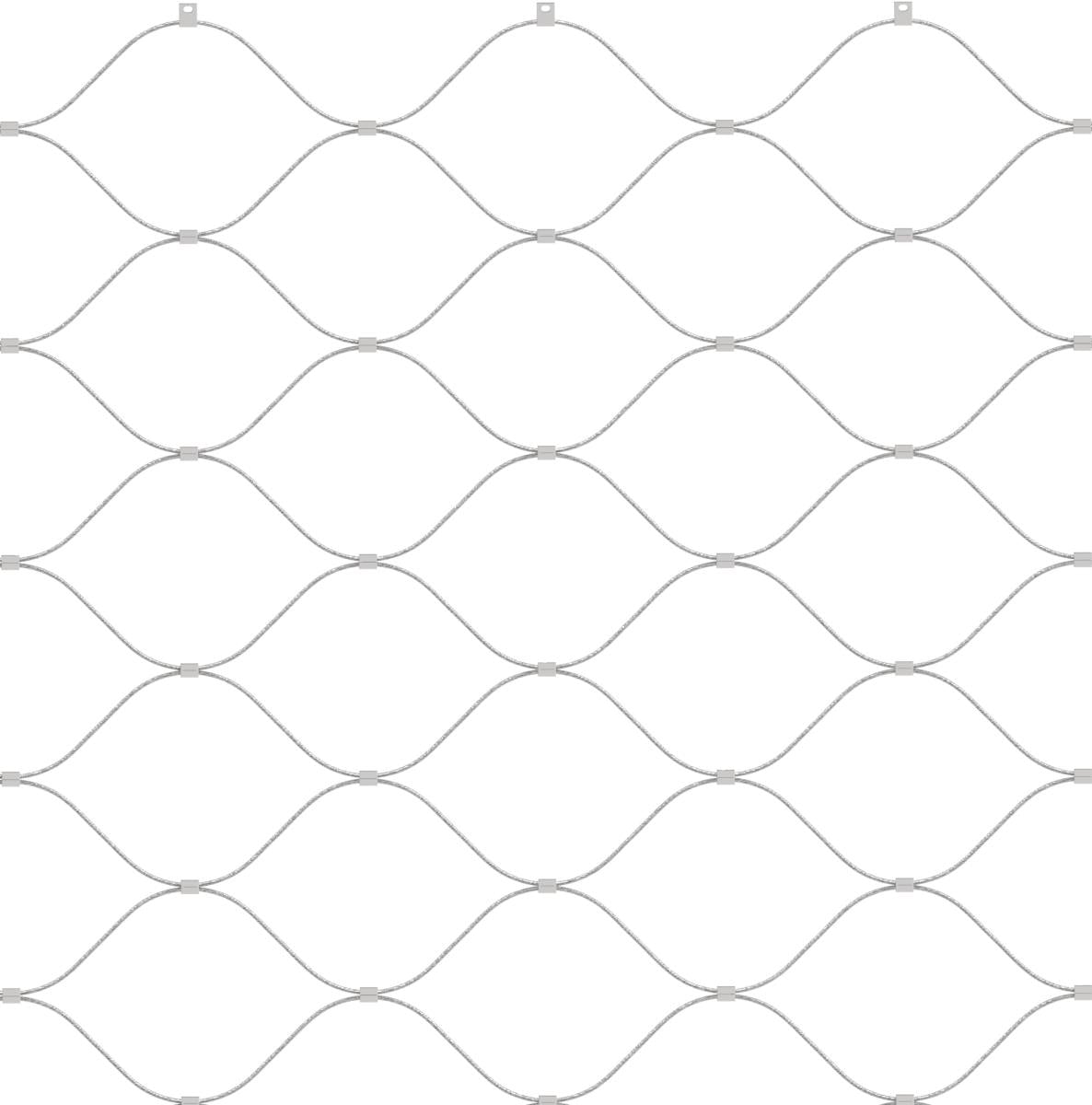 Lanková výplň nerezová síť