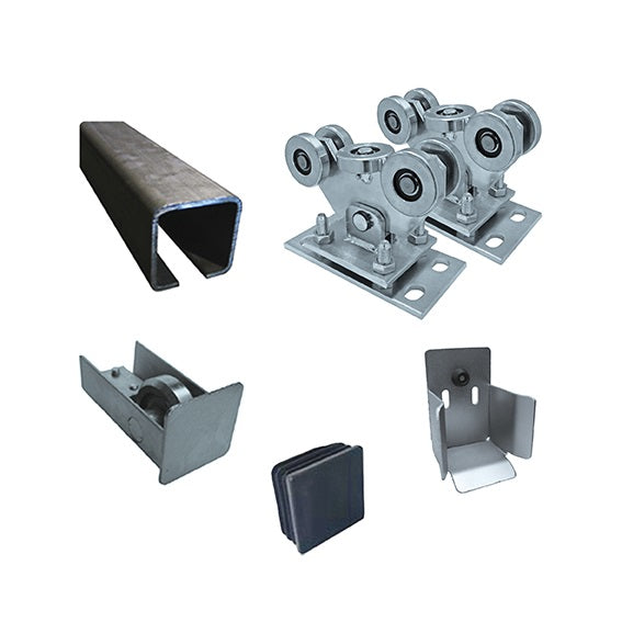 Sada pro posuvné brány do 4,5m, Fe, 70x70mm