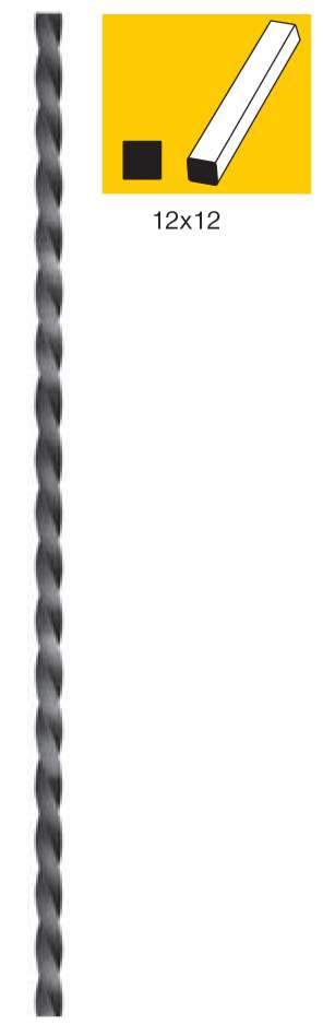 Výplň zábradlí h1000, 12x12mm