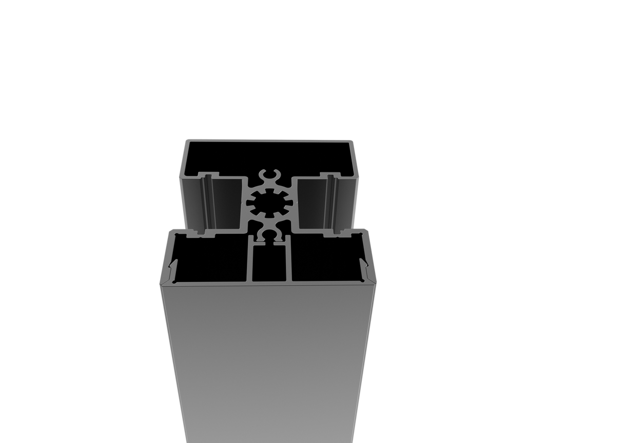 Hliníkový plotový sloupek 50x60-925mm R7016