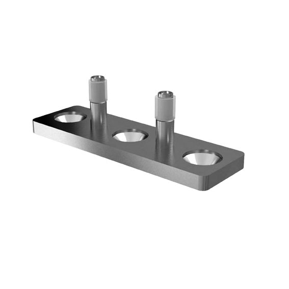 Posuv - vodítko spodní pro dřevěné dveře AISI304,