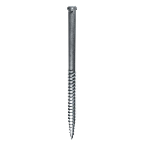 Zemní vrut Zn 76x3,0x1600mm, 3xM16