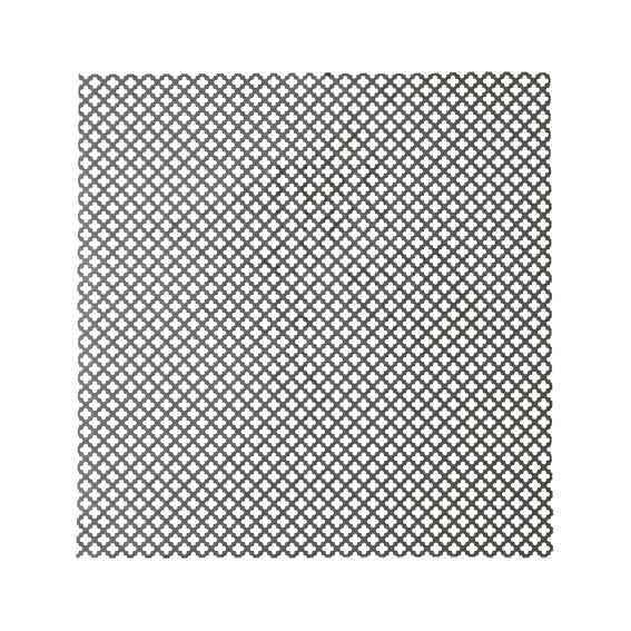Dierovaný plech Fe Krížik 10x10mm 1x2m