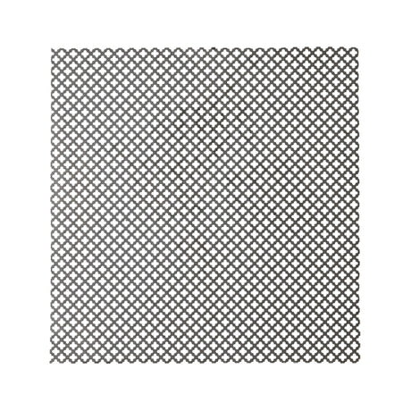 Děrovaný plech Fe Křížek 10x10mm 1x2m
