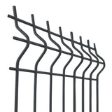 Svařovaný plotový panel 3D ZnPVC 2500x1030x4mm antracit