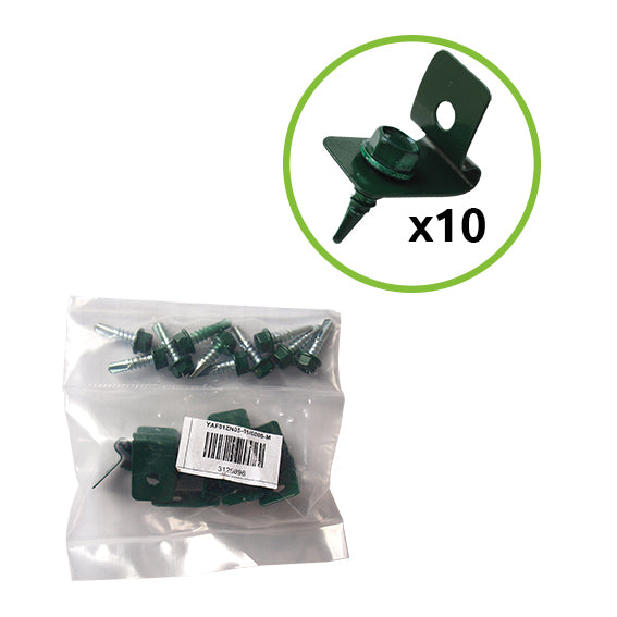 Příchytka "L" k JP sloupku ZnPVC RAL6005