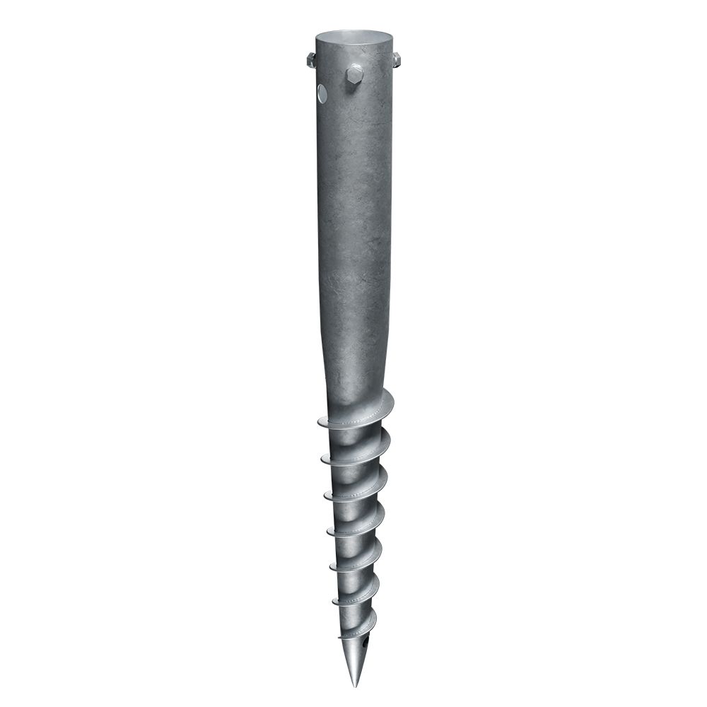 Zemní vrut Zn 68x1,8x650 mm, 3xM8
