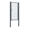 Branka 1Kř. SQUARE ZnPVC RAL 7016 1000x1800mm