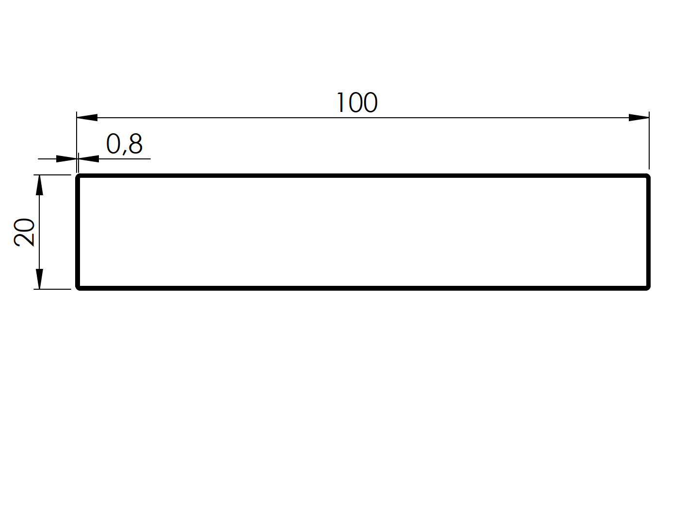Nerezový profil, jekl
