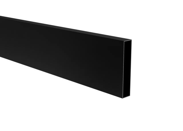 Hliníková lamela, 20x100x1,1-6000mm, černá RAL9005