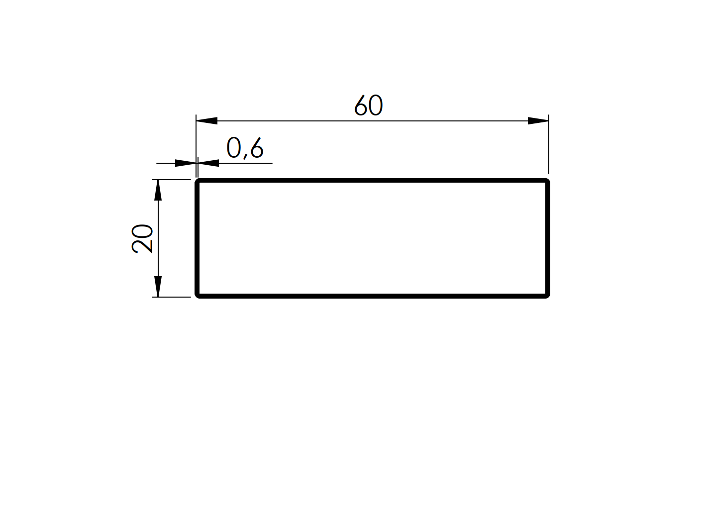 Nerezový profil, jekl