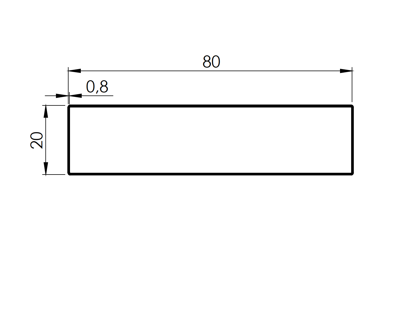Nerezový profil, jekl
