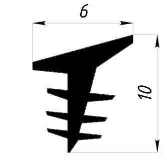 Zasklení pevné - tesnění profil