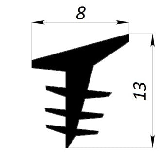 Zasklení pevné - tesnění profil