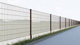 Svařovaný plotový panel N2D 2500x1630mm D5/4/5mm hnědá