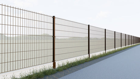 Svařovaný plotový panel N2D 2500x1630mm D5/4/5mm hnědá