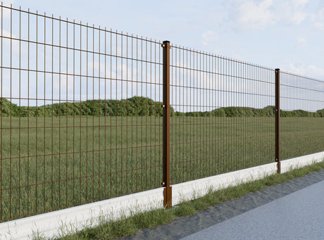 Stĺpik 60x40mm ZnPVC 2500mm hnedá