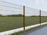 Post 60x40mm ZnPVC 1800mm brown