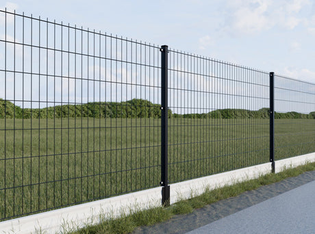 Stĺpik 60x40mm ZnPVC 1800mm čierna matná