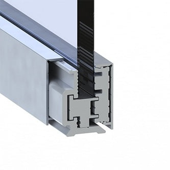 Svěrný al profil-3m s krycí lištou 6-8-10mm