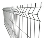 Svařovaný plotový panel 3D ZnPVC 2500x1030x4mm antracit