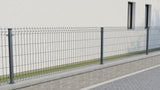 Svařovaný plotový panel 3D ZnPVC 2500x1030x4mm antracit