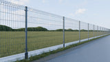 Svařovaný plotový panel 3D ZnPVC 2500x1530x4mm antracit