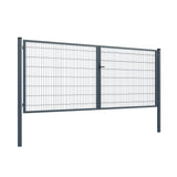 Brána 2Kř. SQUARE ZnPVC RAL 7016 1500x4000mm