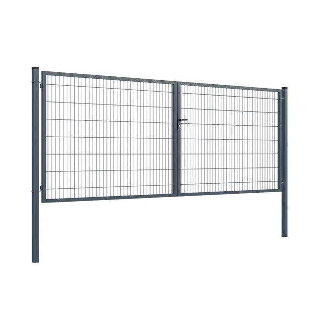 Brána 2Kř. SQUARE ZnPVC RAL 7016 1500x4000mm