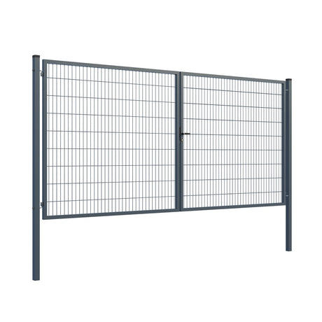 Brána 2Kř. SQUARE ZnPVC RAL 7016 1800x4000mm