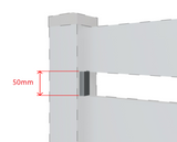 Hliníková distanční lišta 50mm antracit
