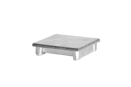 Hliníková zátka sloupku 100x100 plochá - natural