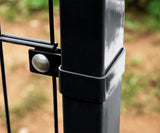 Objímka koncová na sloupek ZnPVC 60x40mm černá M