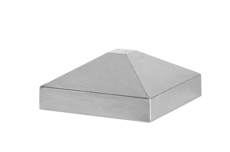 Hliníková stříška sloupku 60x60 jehlan - natural