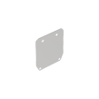 Krytka profilu INOX, profil 90x99mm