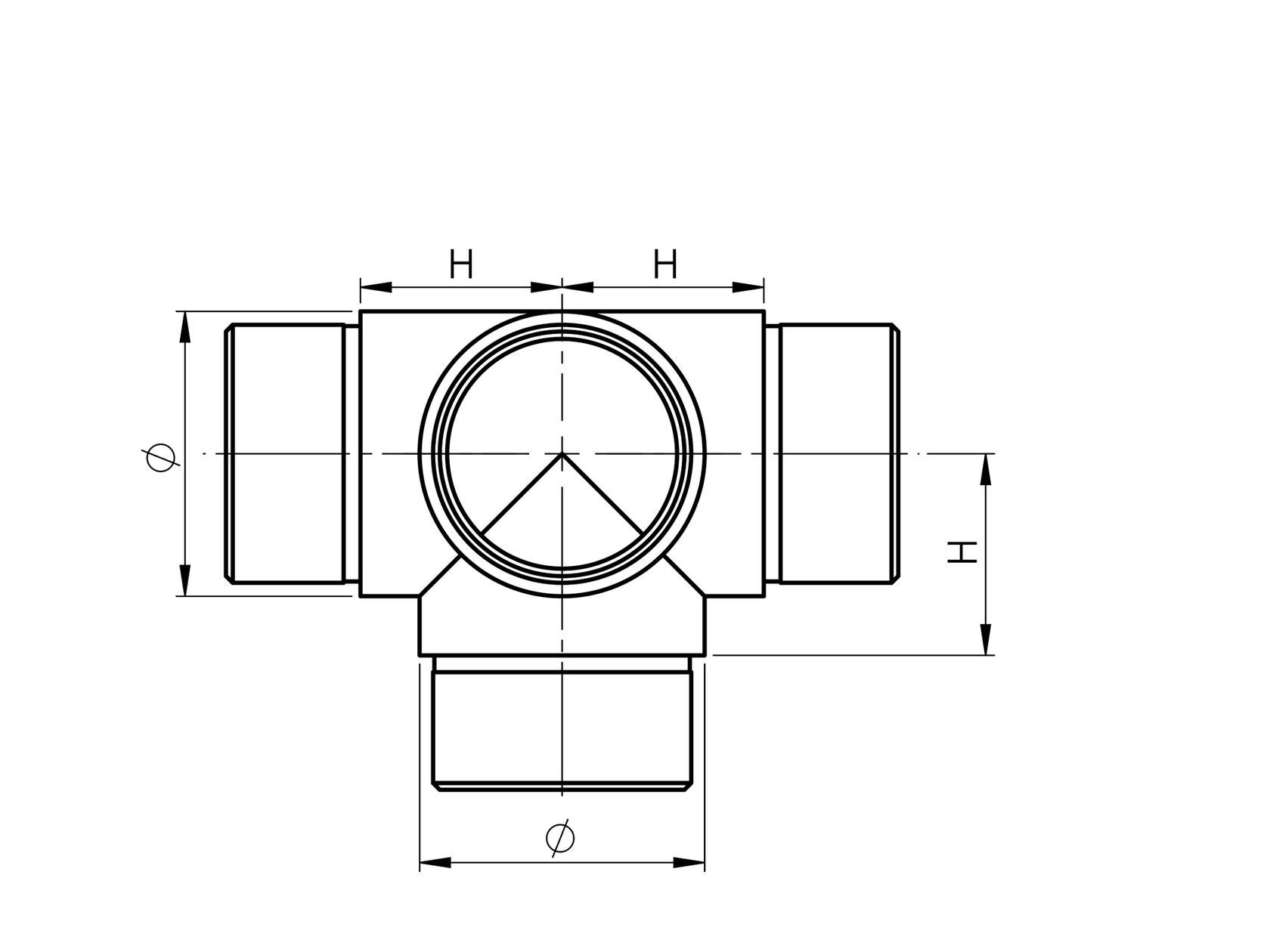 Spojka madla - křížová