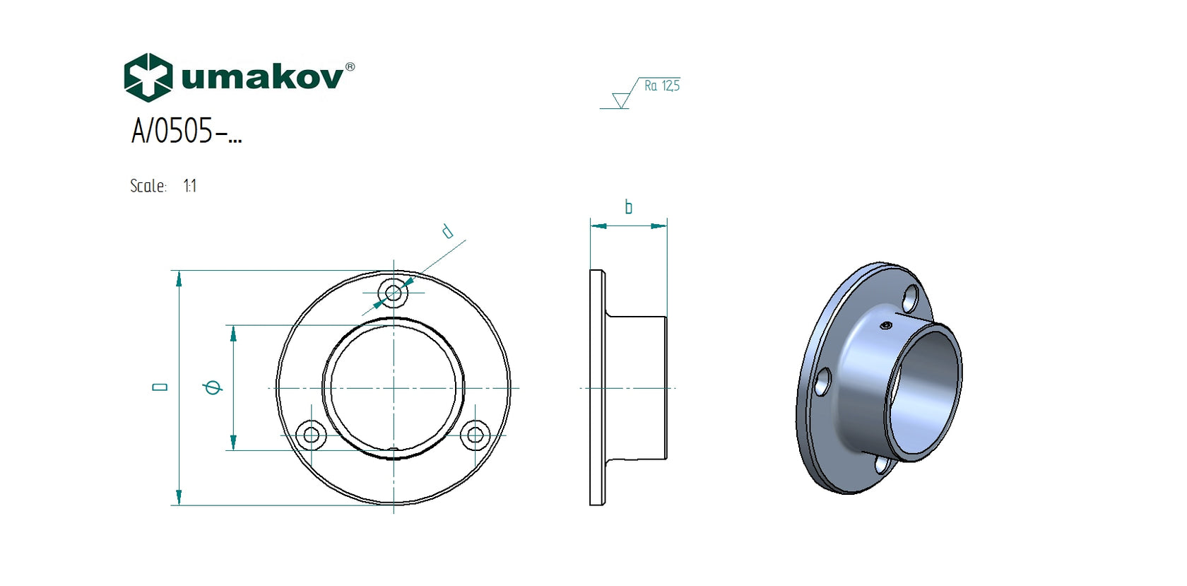 Nerezova příruba kotvění