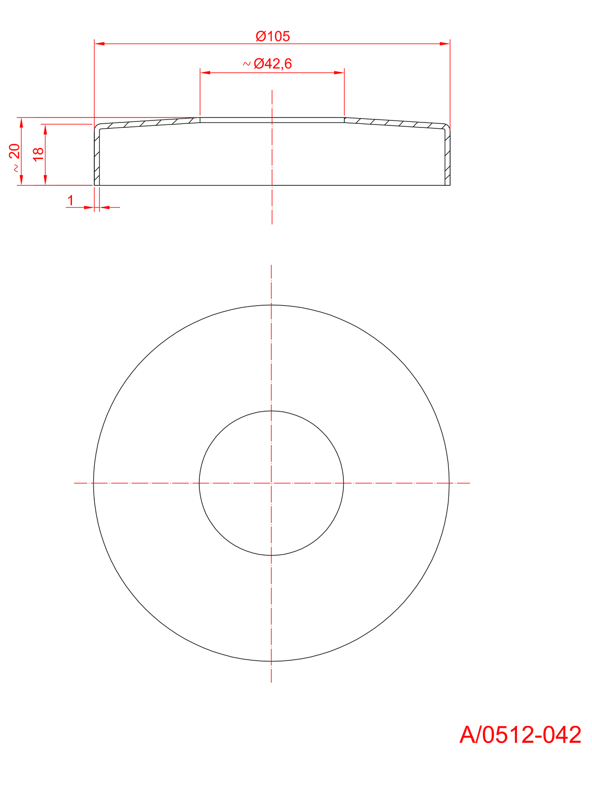 Kotvení vrchní - rozeta