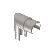 Přechod madla sklo - koleno AISI316 90°, D42,4mm