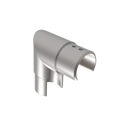 Přechod madla sklo - koleno AISI316 90°, D42,4mm