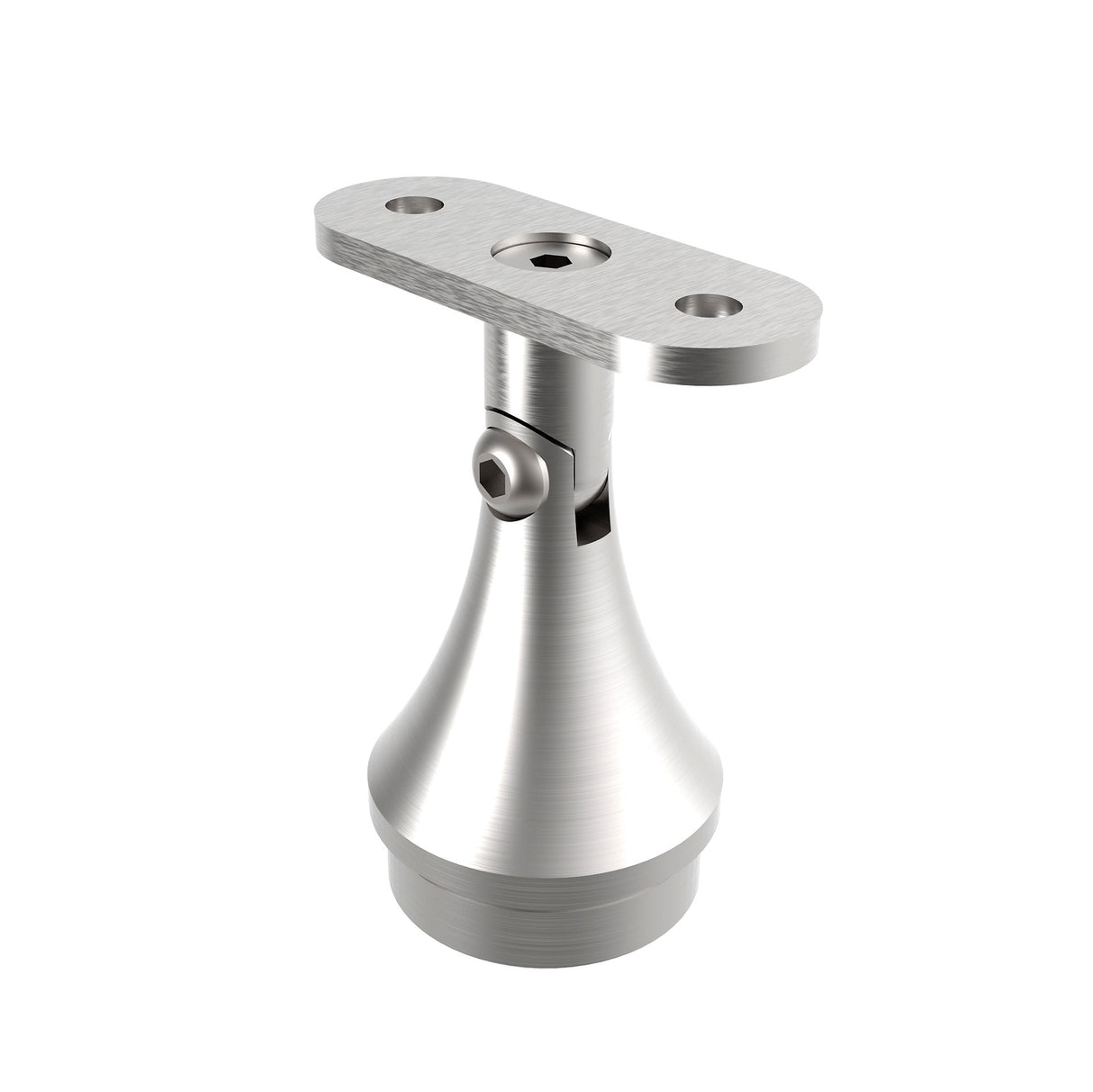 Nerezový držák plochého madla regulovatelný AISI30