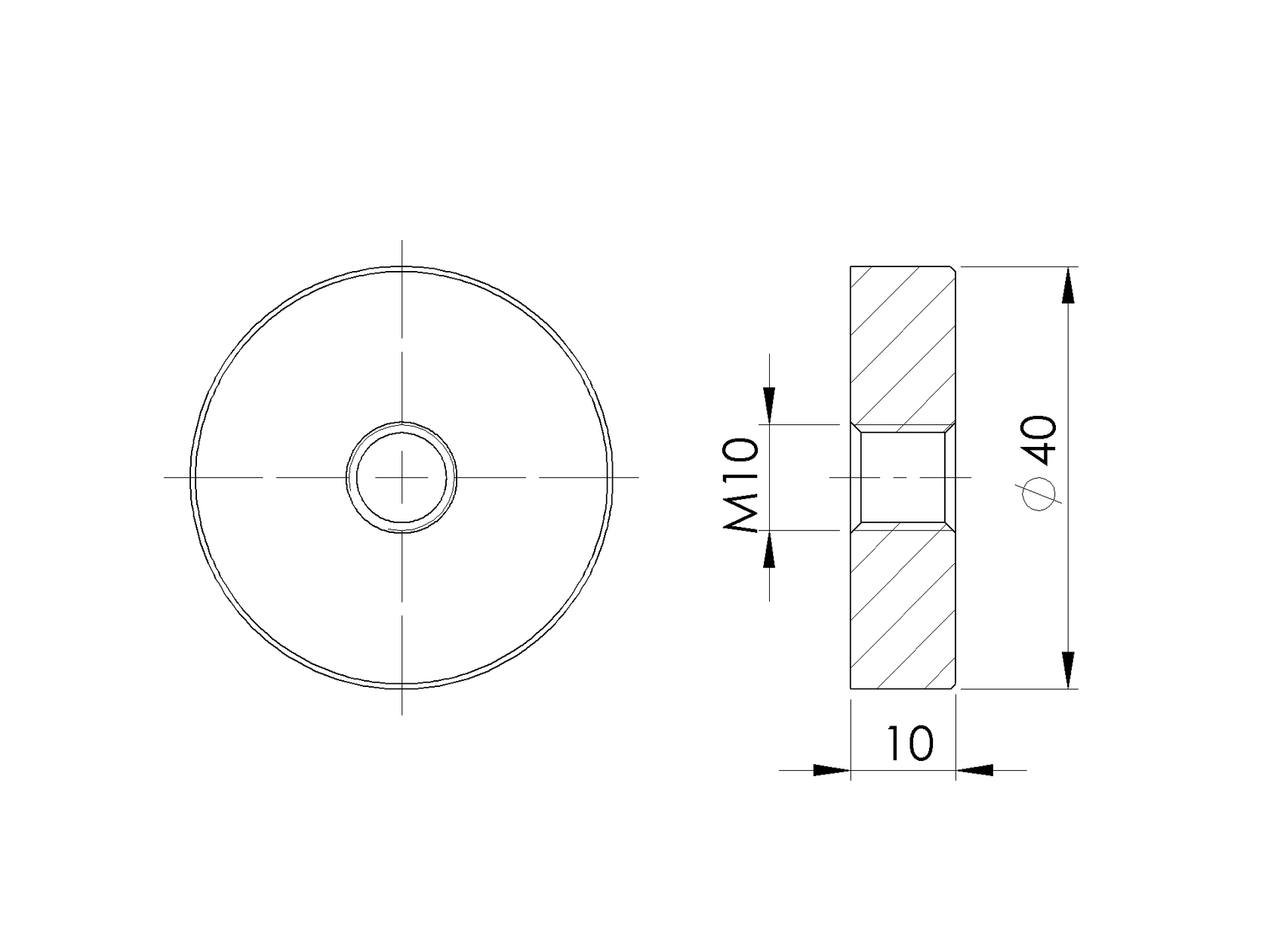 Kruhový držák skla