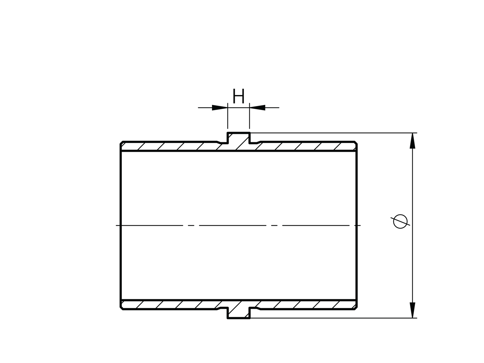Přechod madla - spojka