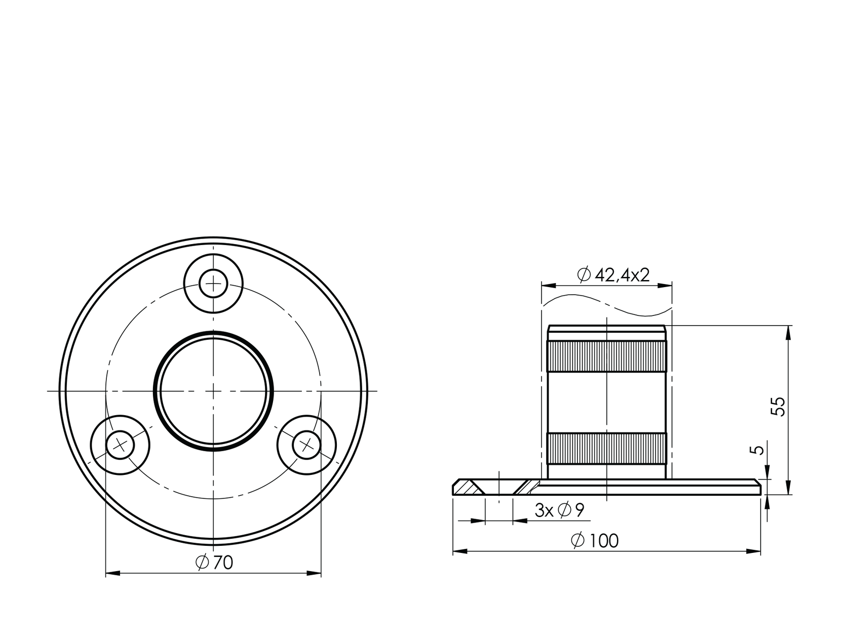 Kotvení vrchní-příruba
