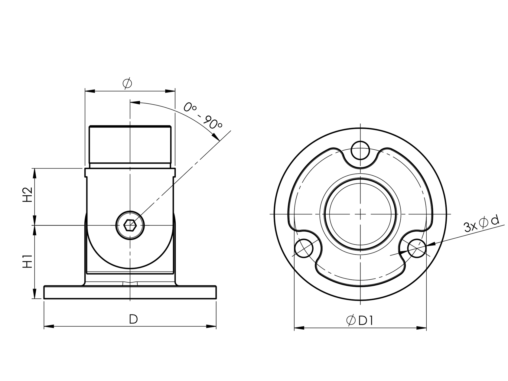 Kotvení vrchní-nastavitelné